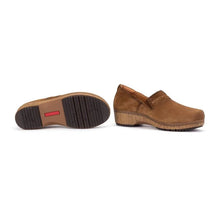 Load image into Gallery viewer, PIKOLINO SUEDE WEDGE SHOES BRANDY
