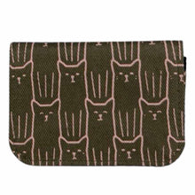 Load image into Gallery viewer, MALIA DESIGNS CAT CARDHOLDER ARMY GREEN

