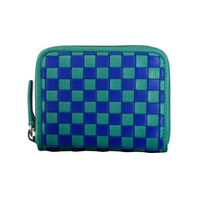 Load image into Gallery viewer, ILI NEW YORK 7104 ZIP AROUND WALLET AQUA/COBALT
