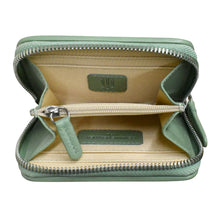 Load image into Gallery viewer, ILI NEW YORK 7104 ZIP AROUND WALLET AQUA/COBALT
