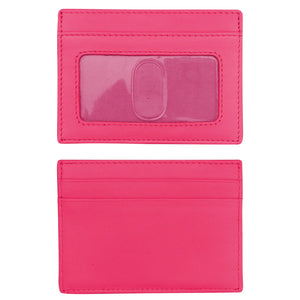 ILI NEW YORK 7201 ID AND CREDIT CARD HOLDER INDIAN PINK