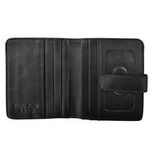 Load image into Gallery viewer, ILI NEW YORK 7301 BI-FOLD LEATHER CREDIT CARD WALLET BLACK
