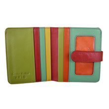 Load image into Gallery viewer, ILI NEW YORK 7301 BI-FOLD LEATHER CREDIT CARD WALLET CITRUS
