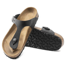 Load image into Gallery viewer, BIRKENSTOCK GIZEH BLACK OILED LEATHER
