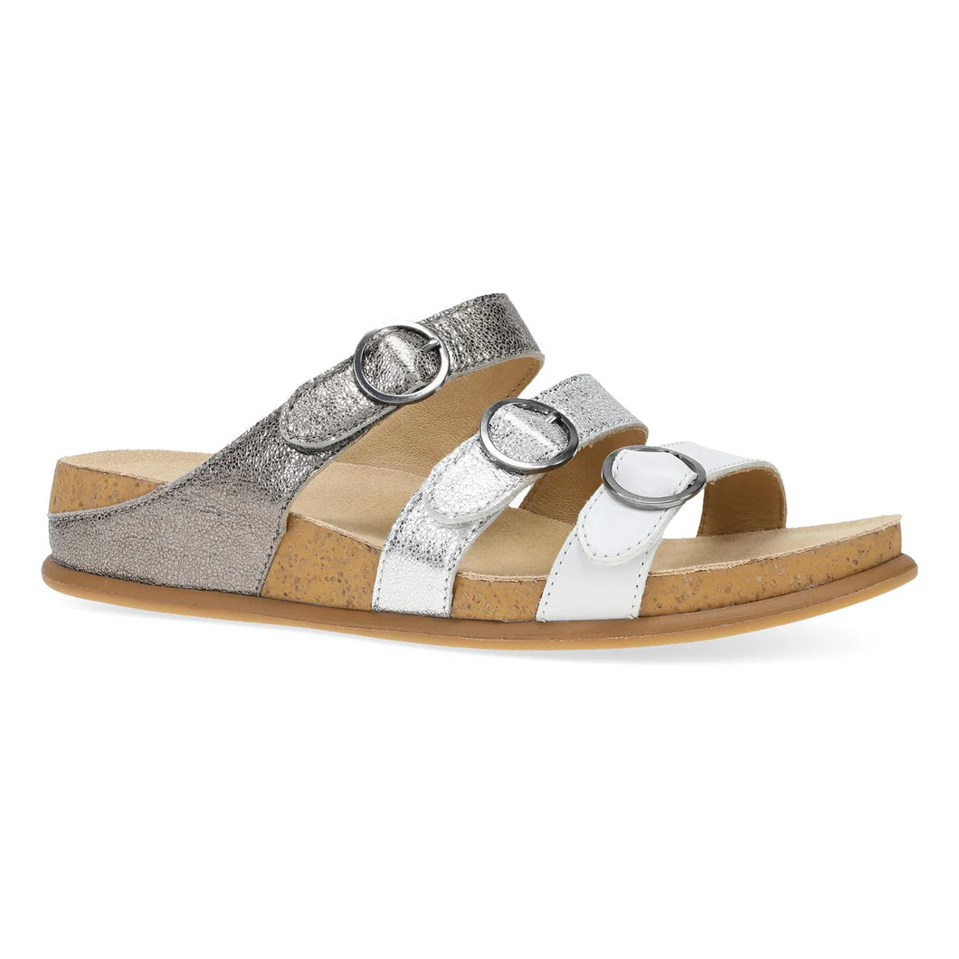 DANSKO CAMPBELL DRESSY SLIDE PEWTER MULTI