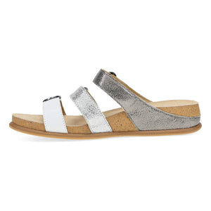 DANSKO CAMPBELL DRESSY SLIDE PEWTER MULTI