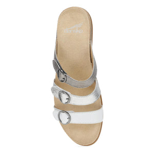 DANSKO CAMPBELL DRESSY SLIDE PEWTER MULTI