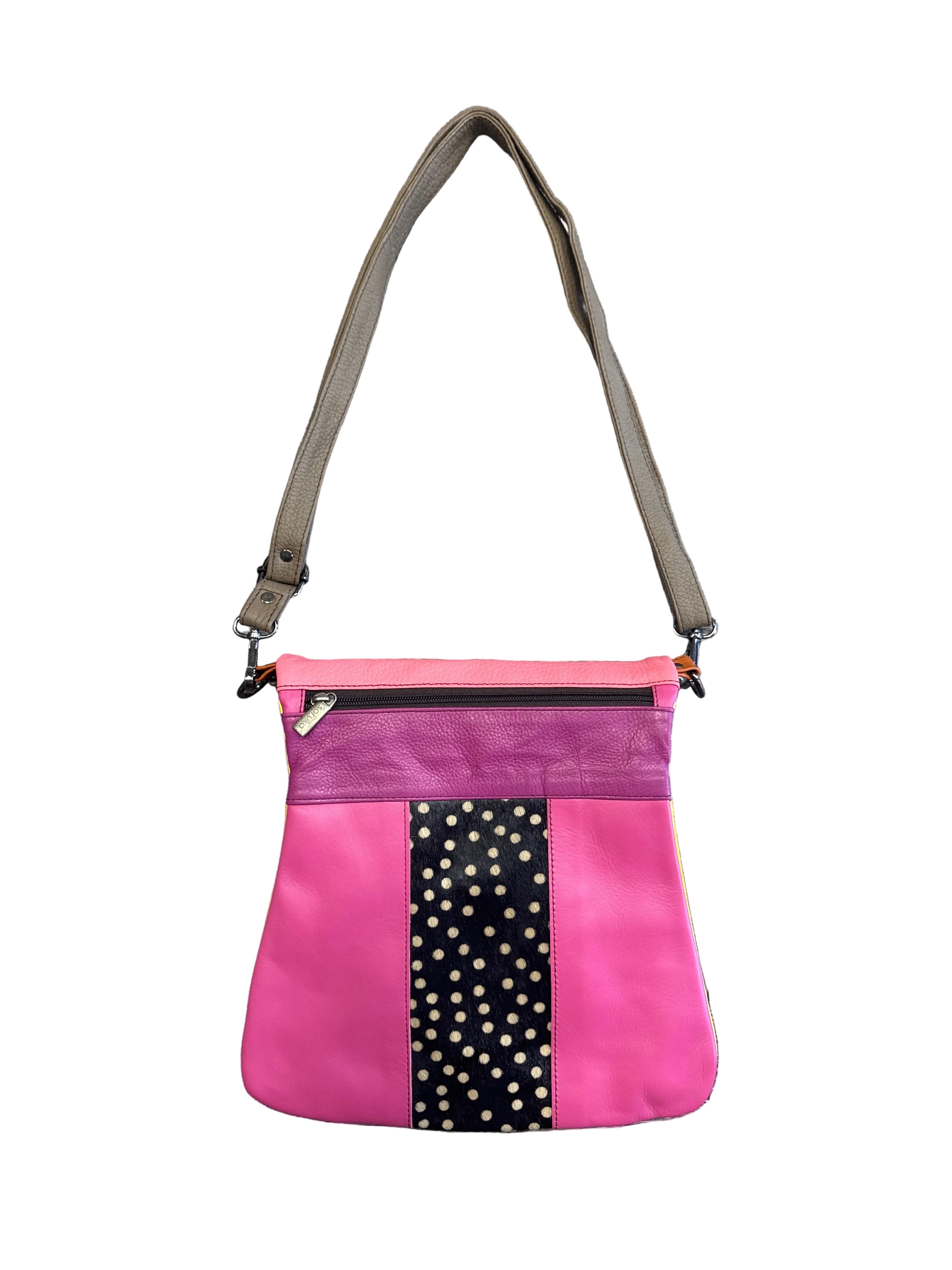 SORUKA GRETA 4 WAY REVERSABLE CROSSBODY RASPBERRY MULTI – The Shoe