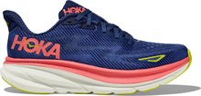 Load image into Gallery viewer, HOKA CLIFTON 9 WOMENS EVENING SKY/CORAL
