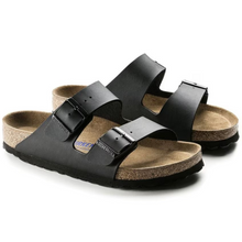 Load image into Gallery viewer, BIRKENSTOCK ARIZONA BLACK BIRKO-FLOR
