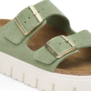 BIRKENSTOCK ARIZONA CHUNKY GREEN TEA