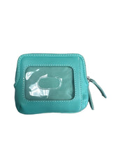 Load image into Gallery viewer, ILI NEWYORK HAIR CALF CHANGE PURSE TURQUOISE
