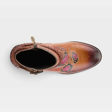 Load image into Gallery viewer, L'ARTISTE BY SPRING STEP ACROSS LOW BOOT CAMEL MULTI
