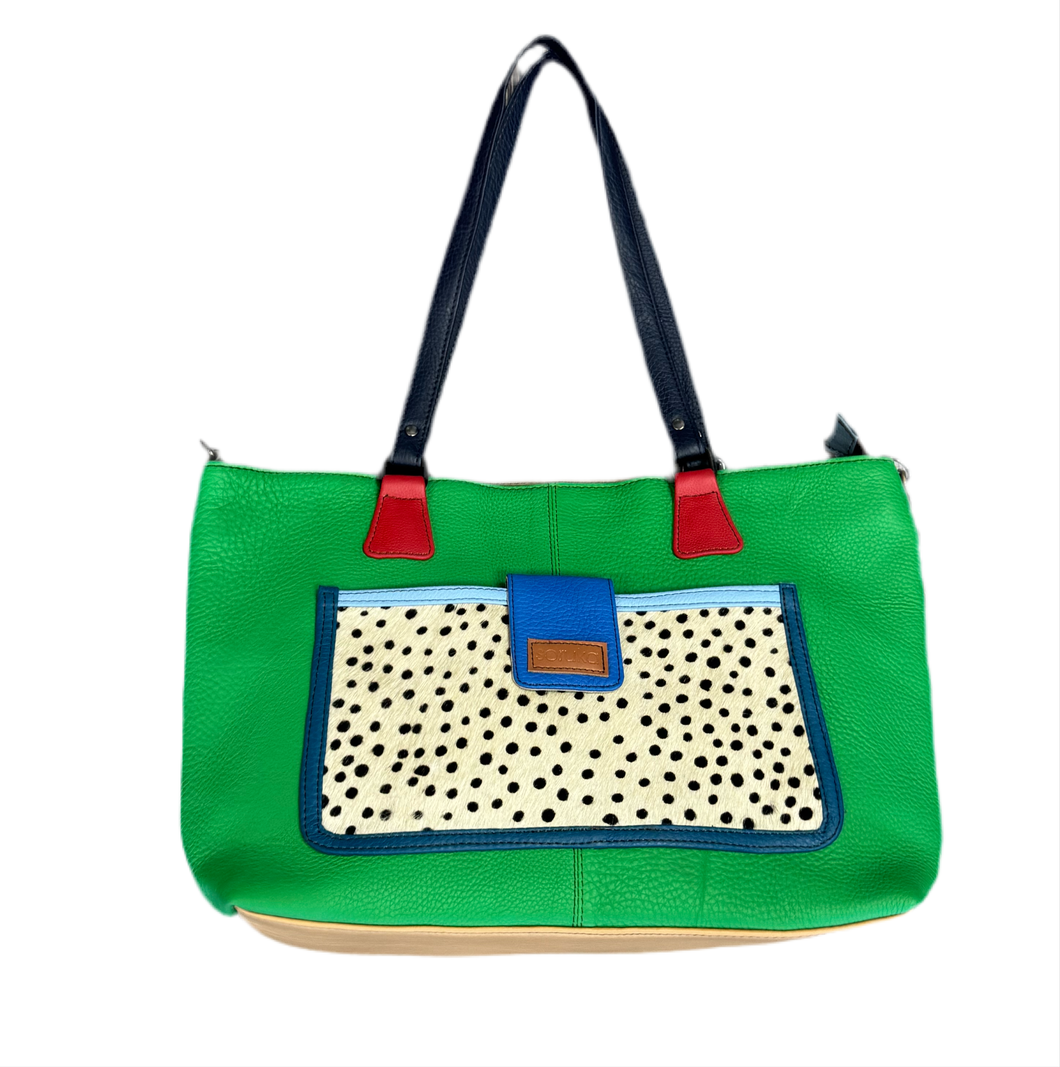 SORUKA TEMIS SHOULDER BAGN GREEN MULTI