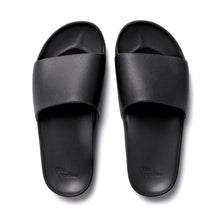Load image into Gallery viewer, ARCHIES FOOTWEAR SLIDES BLACK UNISEX
