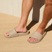 Load image into Gallery viewer, ARCHIE FOOTWEAR SLIDES TAUPE UNISEX
