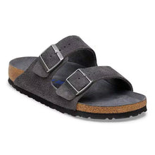 Load image into Gallery viewer, BIRKENSTOCK ARIZONA SUEDE CHARCOAL NARROW
