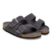 Load image into Gallery viewer, BIRKENSTOCK ARIZONA SUEDE CHARCOAL NARROW
