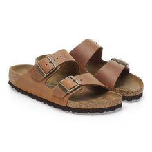 Load image into Gallery viewer, BIRKENSTOCK ARIZONA COGNAC OILED LEATHER
