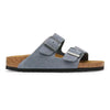 BIRKENSTOCK ARIZONA STONE BLUE SUEDE NARROW