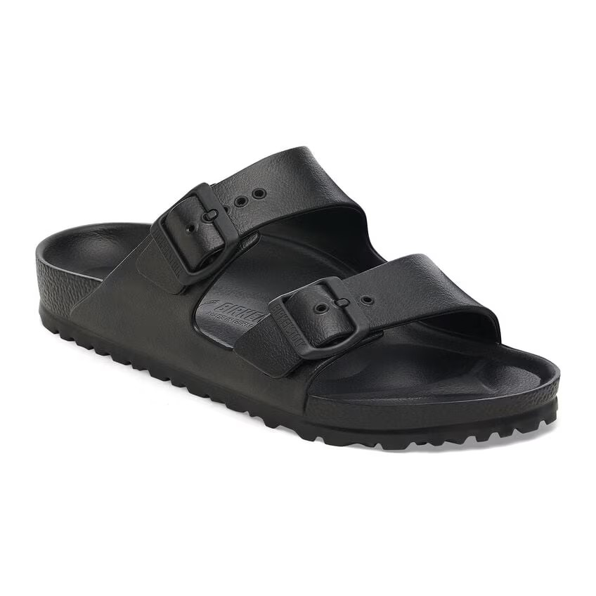Birkenstock Black Three-Strap Men’s Sandals Florida Soft Footbed Birko-Flor in Color Black | BIRKENSTOCK US main image 2
