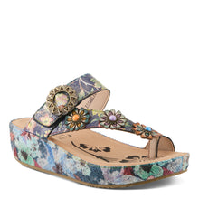 Load image into Gallery viewer, L&#39;ARTISTE BY SPRING STEP BLISSBLOOM NAVY
