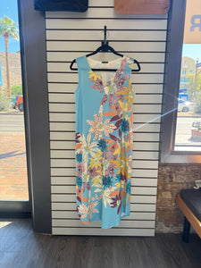 INAOH D246YO BLAKE SLEEVLESS DRESS BLUE