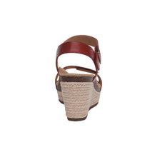 Load image into Gallery viewer, AETREX SYDNEY ESPADRILLE WEDGE RED
