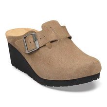 Load image into Gallery viewer, BIRKENSTOCK FANNY WEDGE GRAY TAUPE
