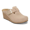 BIRKENSTOCK FANNY WEDGE CLOG WARM SAND
