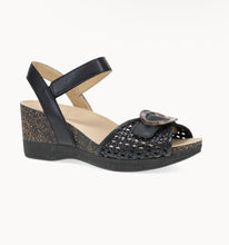 Load image into Gallery viewer, DANSKO STELLA WOVEN WEDGE BLACK
