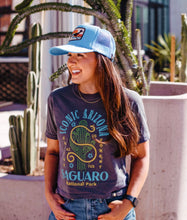 Load image into Gallery viewer, ICONIC ARIZONA ROADRUNNER TRUCKER HAT BLUE
