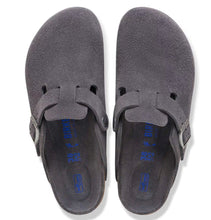 Load image into Gallery viewer, BIRKENSTOCK BOSTON CHARCOAL SUEDE NARROW

