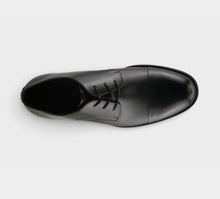 Load image into Gallery viewer, SPRING STEP BENEL MENS CAP TOE BLACK
