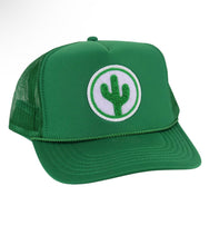 Load image into Gallery viewer, ICONIC AZ SIMPLE SAGUARO FOAMY TRUCKER HAT GREEN
