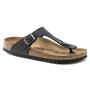 Gizeh Black Oiled Leather Birkenstock