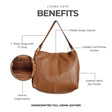 Load image into Gallery viewer, LATICO LEATHERS LYONS SHOULDER BAG BROWN (SALE 20% OFF)
