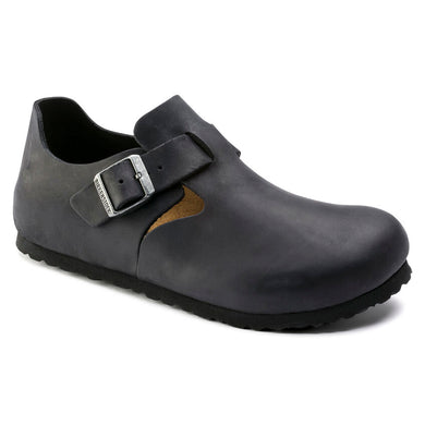 London Black Oiled Leather Birkenstock