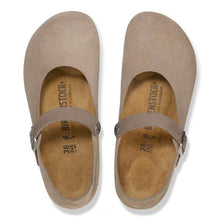 Load image into Gallery viewer, BIRKENSTOCK MANTOVA MARY JANE TAUPE SUEDE
