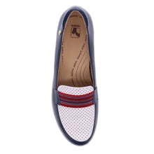 Load image into Gallery viewer, REVERE MONTE CARLO WEDGE LOAFER FRENCH BLUE

