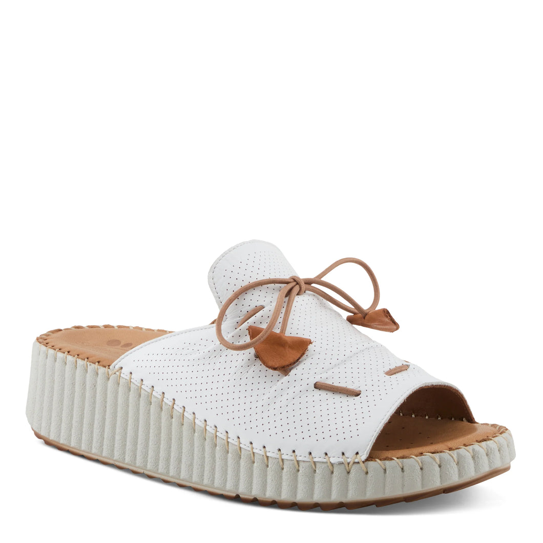 SPRING STEP NEVELLE WHITE LEATHER