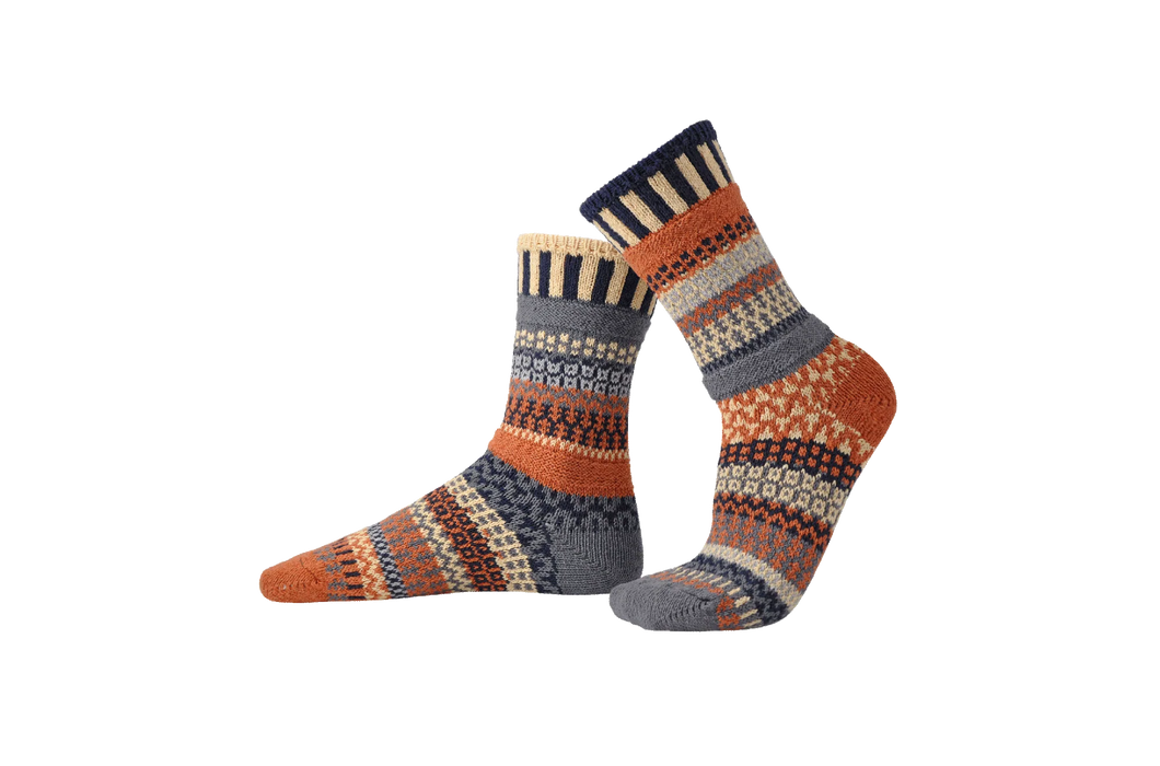 SOLMATE CREW SOCKS NUTMEG