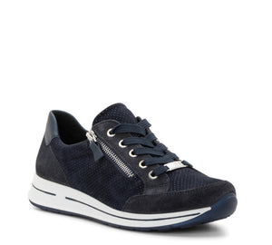 ARA OLEANNA LEATHER SNEAKER BLACK