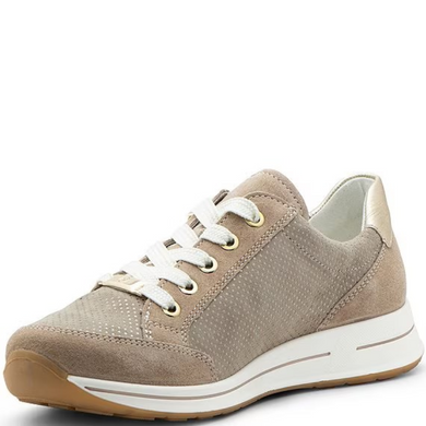 Oleanna Sand Multi Suede Sneaker ARA