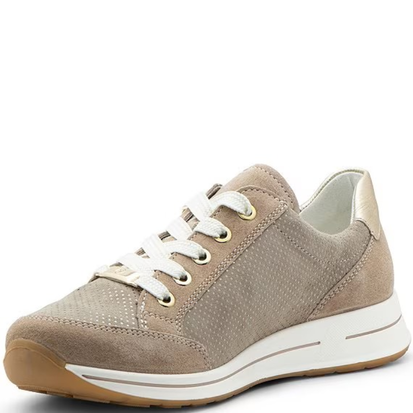 Oleanna Sand Multi Suede Sneaker ARA
