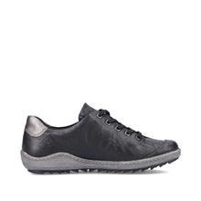 Load image into Gallery viewer, REMONTE R1402 LEATHER SNEAKER BLACK
