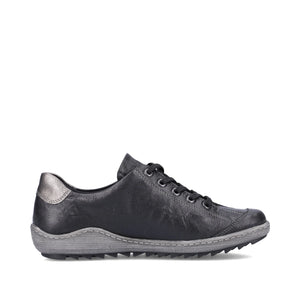 REMONTE R1402 LEATHER SNEAKER BLACK