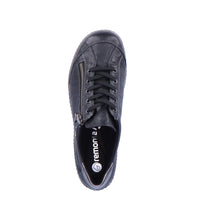 Load image into Gallery viewer, REMONTE R1402 LEATHER SNEAKER BLACK
