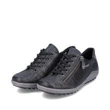 Load image into Gallery viewer, REMONTE R1402 LEATHER SNEAKER BLACK
