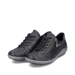 REMONTE R1402 LEATHER SNEAKER BLACK